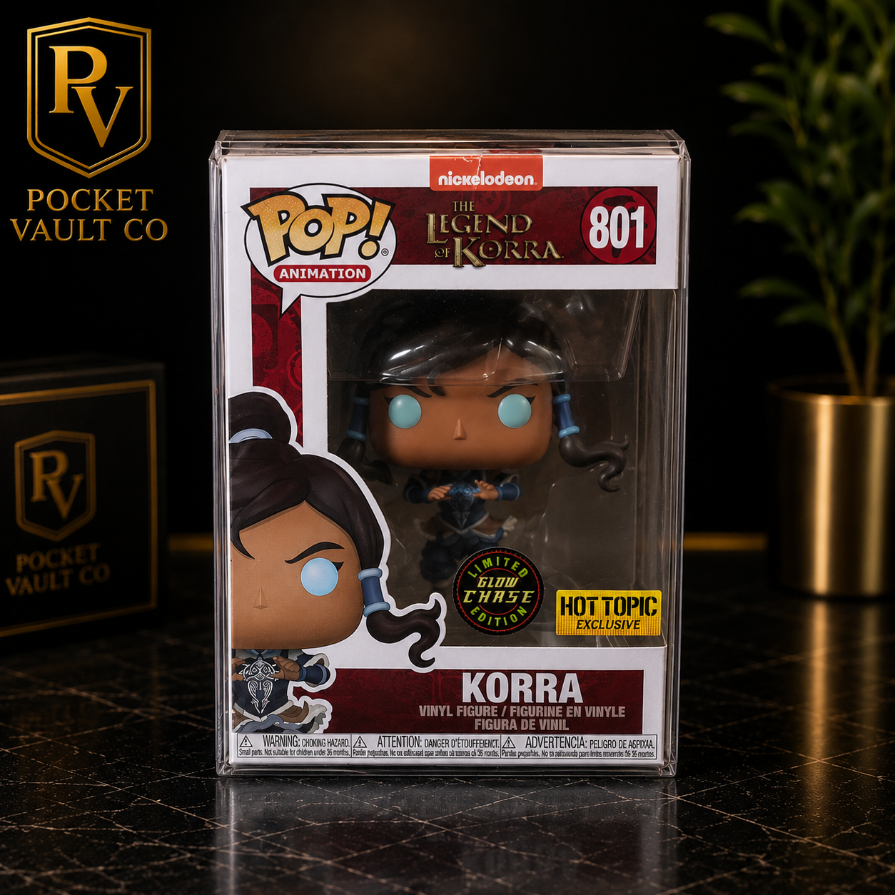 Funko Pop! Korra Glow Chase #801 Hot Topic Exclusive | The Legend of Korra