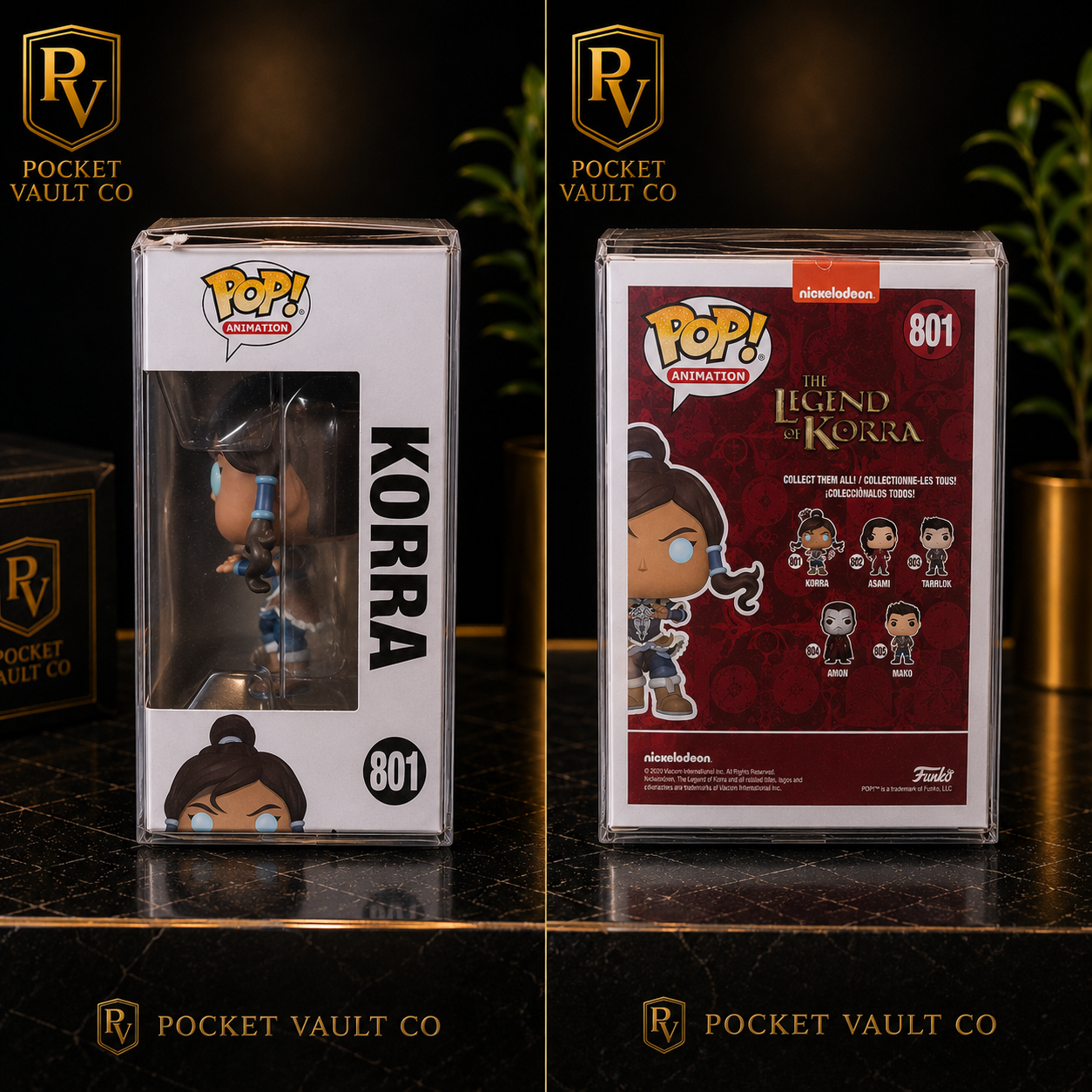 Funko Pop! Korra Glow Chase #801 Hot Topic Exclusive | The Legend of Korra