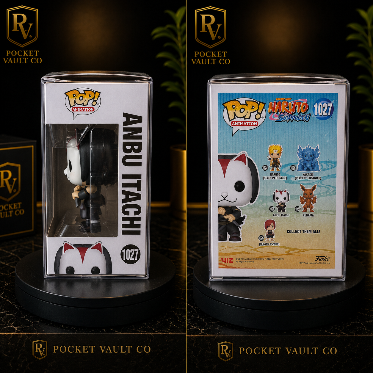Funko Pop! Anbu Itachi Chase #1027 Chalice Collectibles Exclusive | Naruto Shippuden